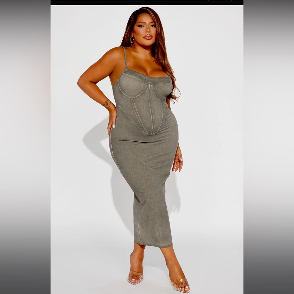 Lazette midi dress